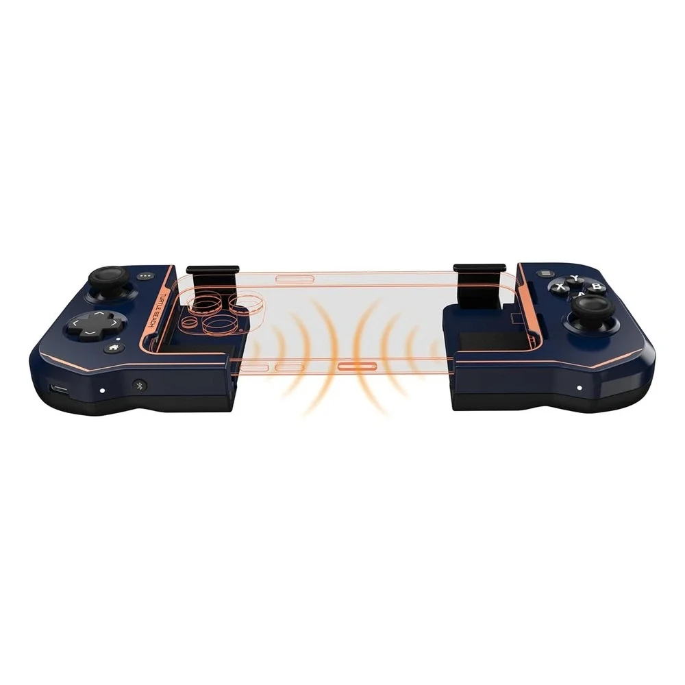 Turtle Beach Atom Mobile Game Controller Bluetooth for iPhone Low‎ Latency Blue